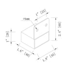Aleko Classic Fence Bracket - Set of 4