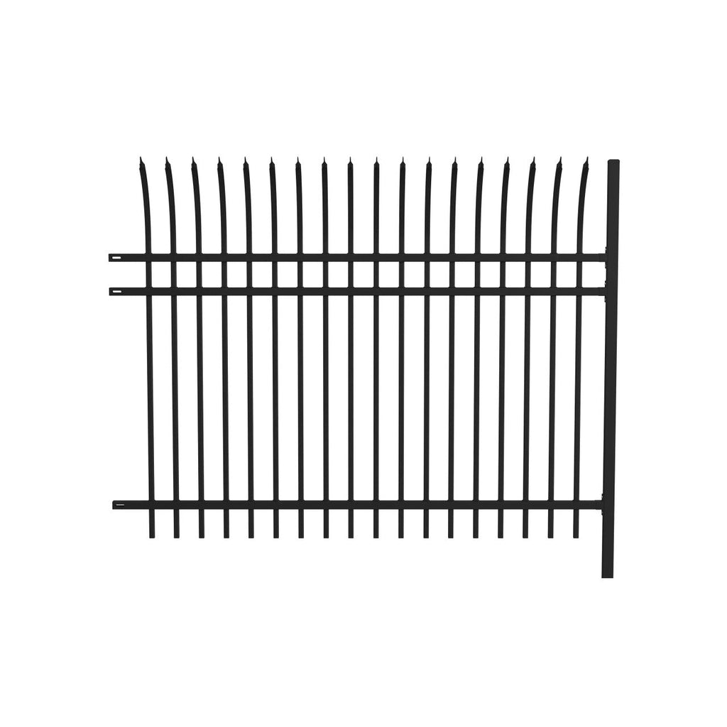 Aleko Commercial Grade 8-Panel Steel Fence Kit – Athens –