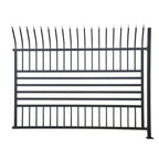Aleko Commercial Grade 8-Panel Steel Fence Kit – Berlin –