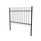 Aleko DIY Steel Fence Panel Kit - ATHENS Style - 5 x 5 Feet