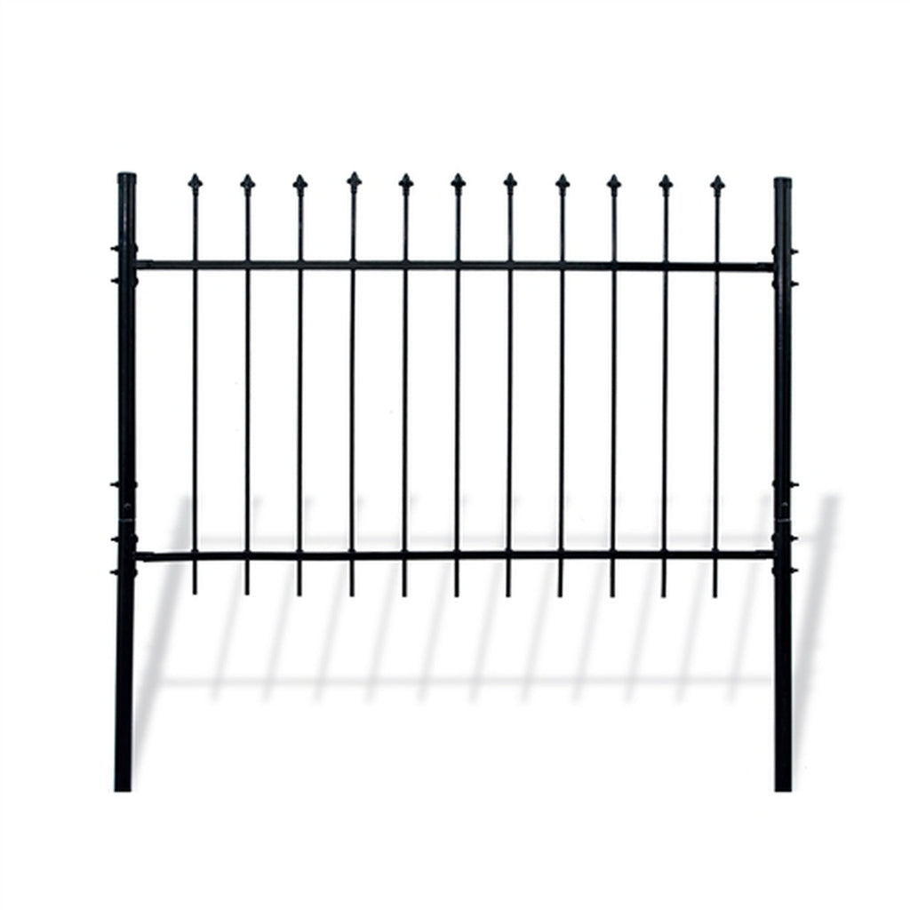 Aleko DIY Steel Fence Panel Kit - ATHENS Style - 5 x 5 Feet