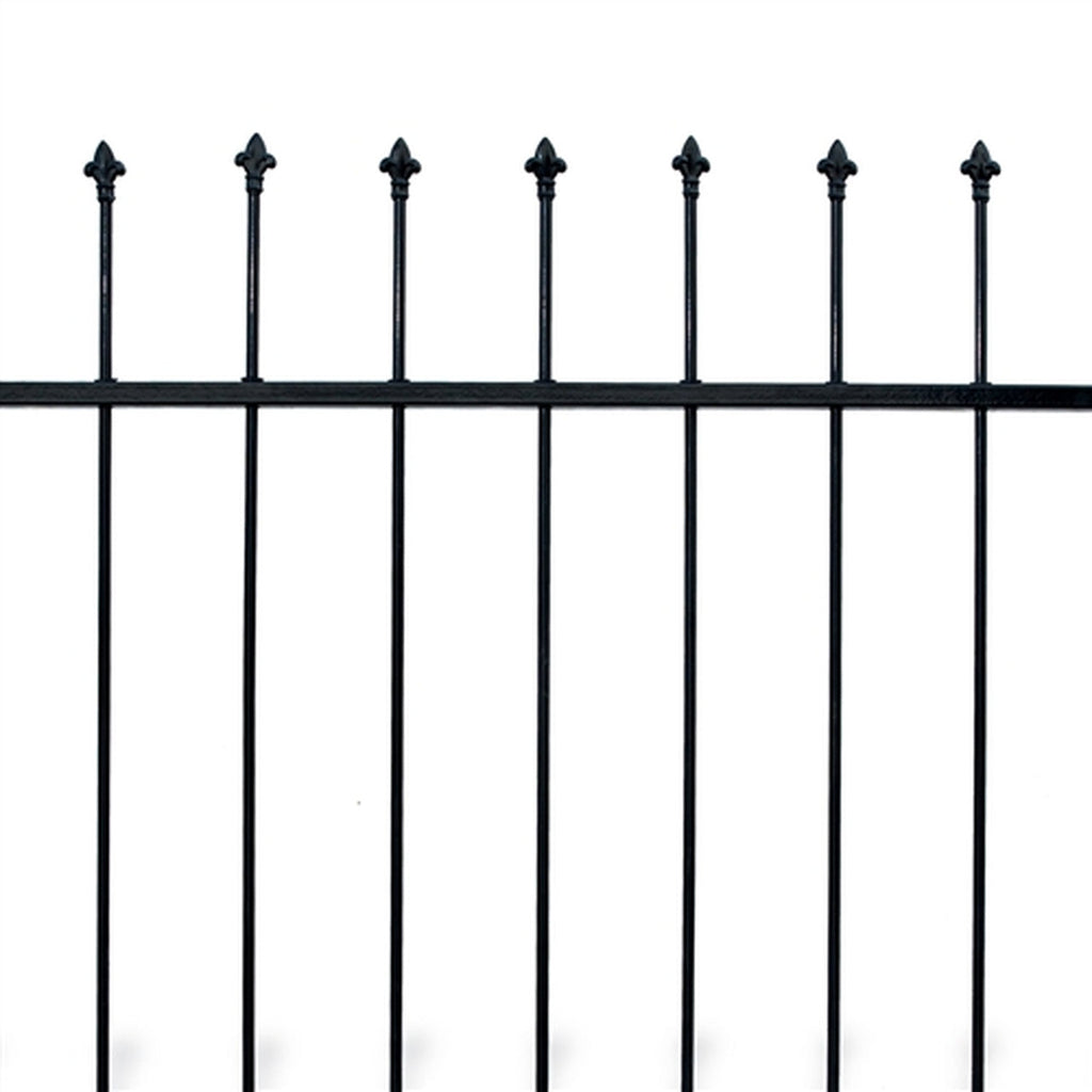 Aleko DIY Steel Fence Panel Kit - ATHENS Style - 5 x 5 Feet
