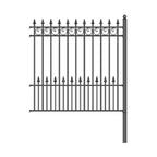 Aleko DIY Steel Iron Wrought High Quality Ornamental Fence
