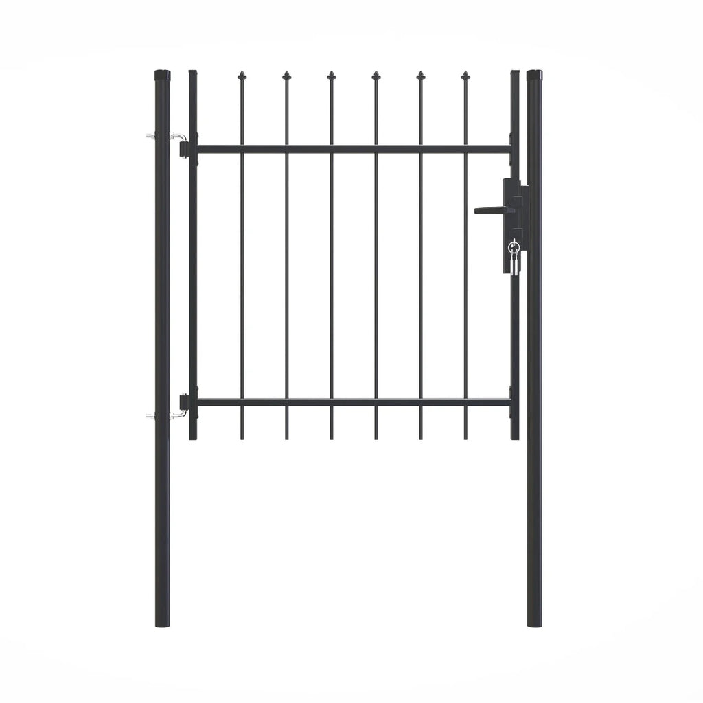 Aleko DIY Steel Pedestrian Gate Kit - ATHENS Style - 3 x 5