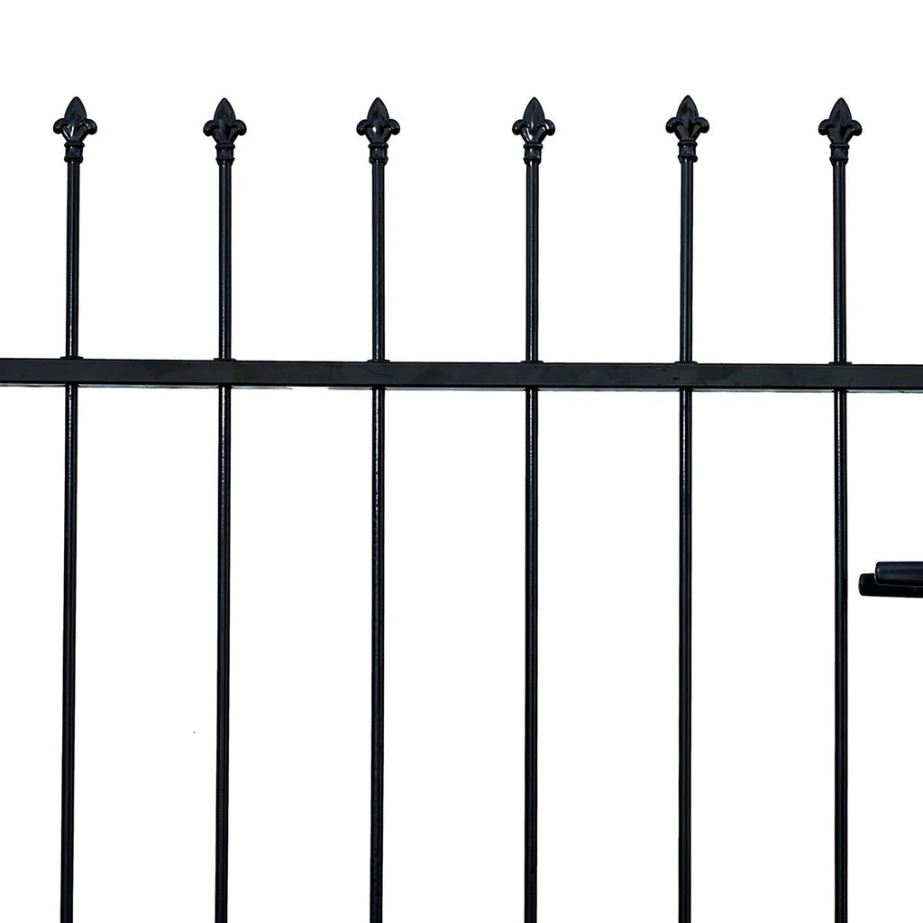 Aleko DIY Steel Pedestrian Gate Kit - ATHENS Style - 3 x 5