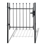 Aleko DIY Steel Pedestrian Gate Kit - ATHENS Style - 3 x 5