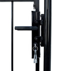 Aleko DIY Steel Pedestrian Gate Kit - ATHENS Style - 3 x 5