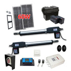 Aleko Dual Swing Gate Operator - AS1200 AC/DC - Solar Kit