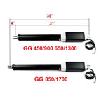 Aleko Dual Swing Gate Operator - GG1700/AS1700 AC/DC