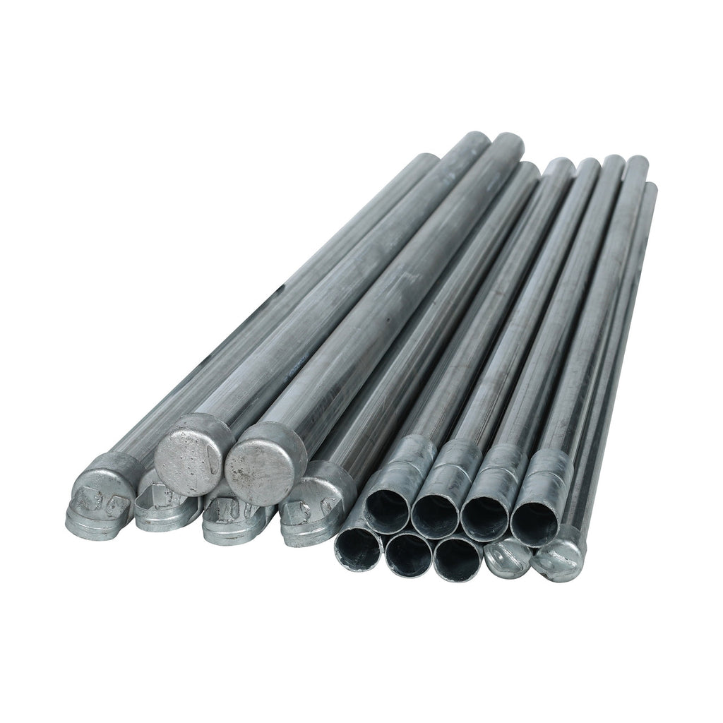 Aleko Galvanized Steel Chain Link Fence - Complete Kit - 4