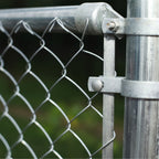 Aleko Galvanized Steel Chain Link Fence - Complete Kit - 6