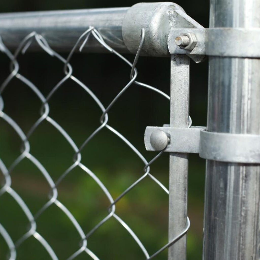 Aleko Galvanized Steel Chain Link Fence - Complete Kit - 6