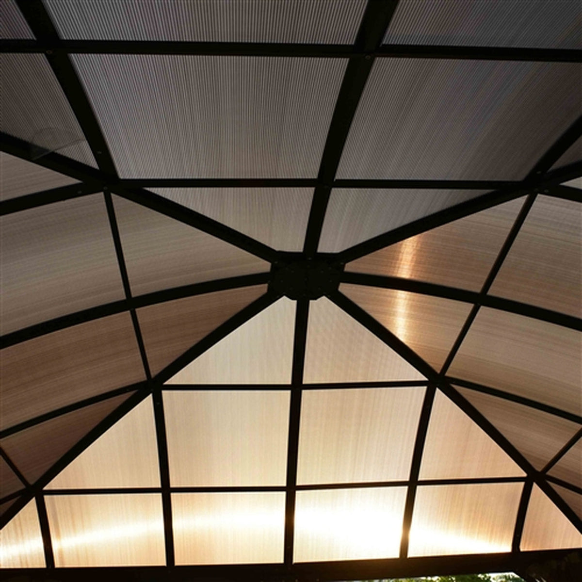Aleko Gazebos Hardtop Gazebo with Removable Mesh Walls