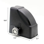 Aleko Gear-Driven Sliding Gate Opener – AR500 Solar Kit 30W