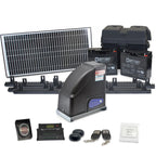 Aleko Gear-Driven Sliding Gate Opener – AR500 Solar Kit 30W