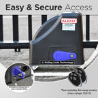 Aleko Gear-Driven Sliding Gate Opener – AR500 Solar Kit 30W
