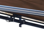 Aleko Half Cassette Motorized Retractable LED Luxury Patio