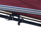 Aleko Half Cassette Motorized Retractable LED Luxury Patio