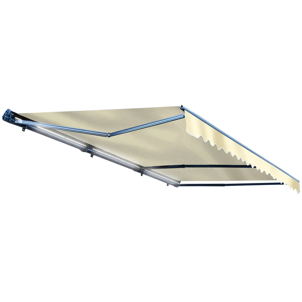 Aleko Half Cassette Motorized Retractable LED Luxury Patio
