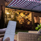 Aleko Half Cassette Motorized Retractable LED Luxury Patio