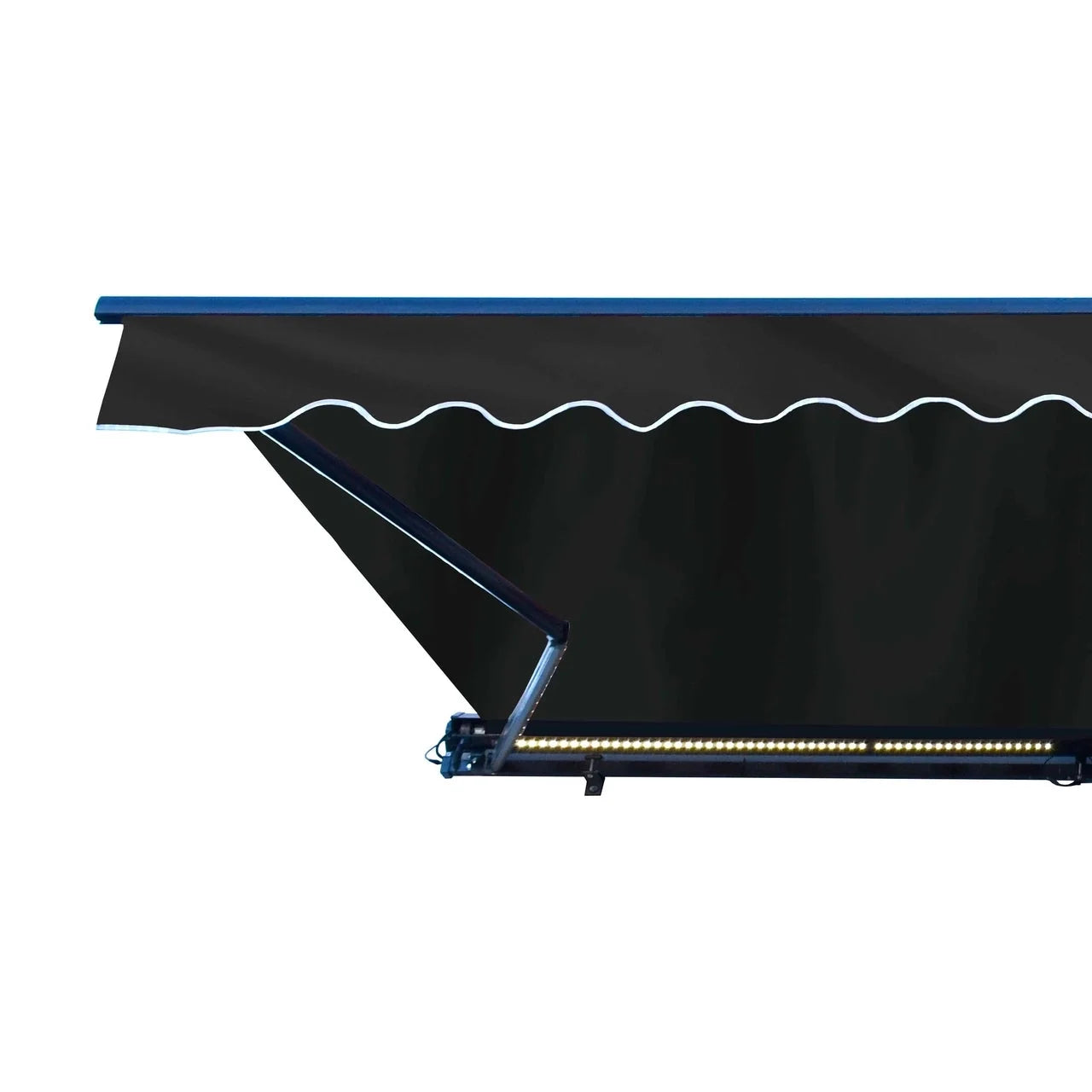 Aleko Half Cassette Motorized Retractable LED Luxury Patio