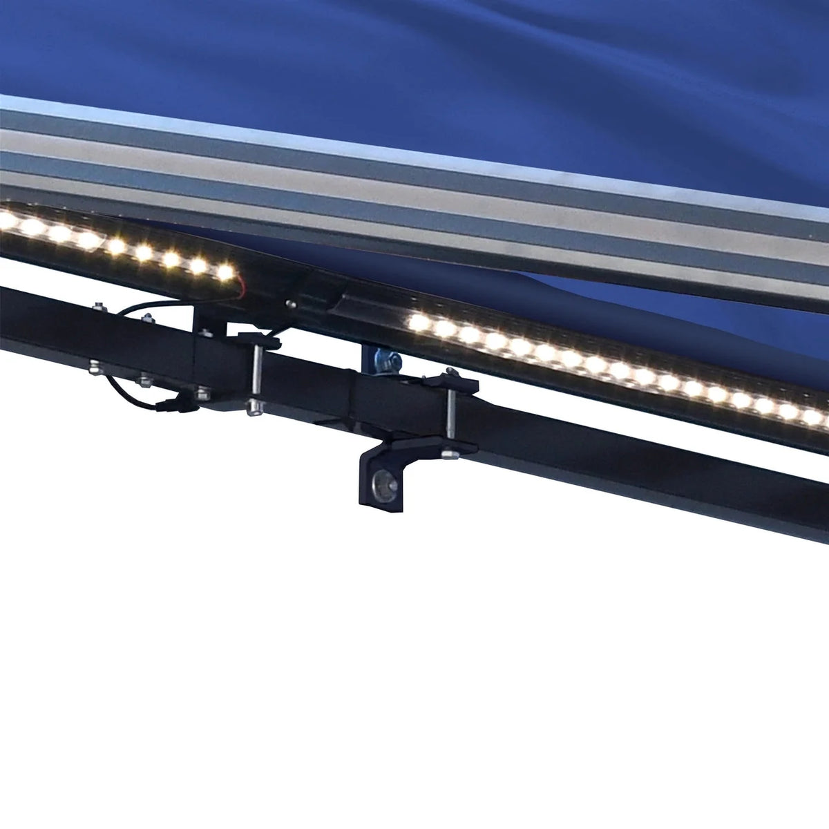 Aleko Half Cassette Motorized Retractable LED Luxury Patio