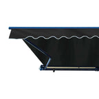 Aleko Half Cassette Motorized Retractable LED Luxury Patio