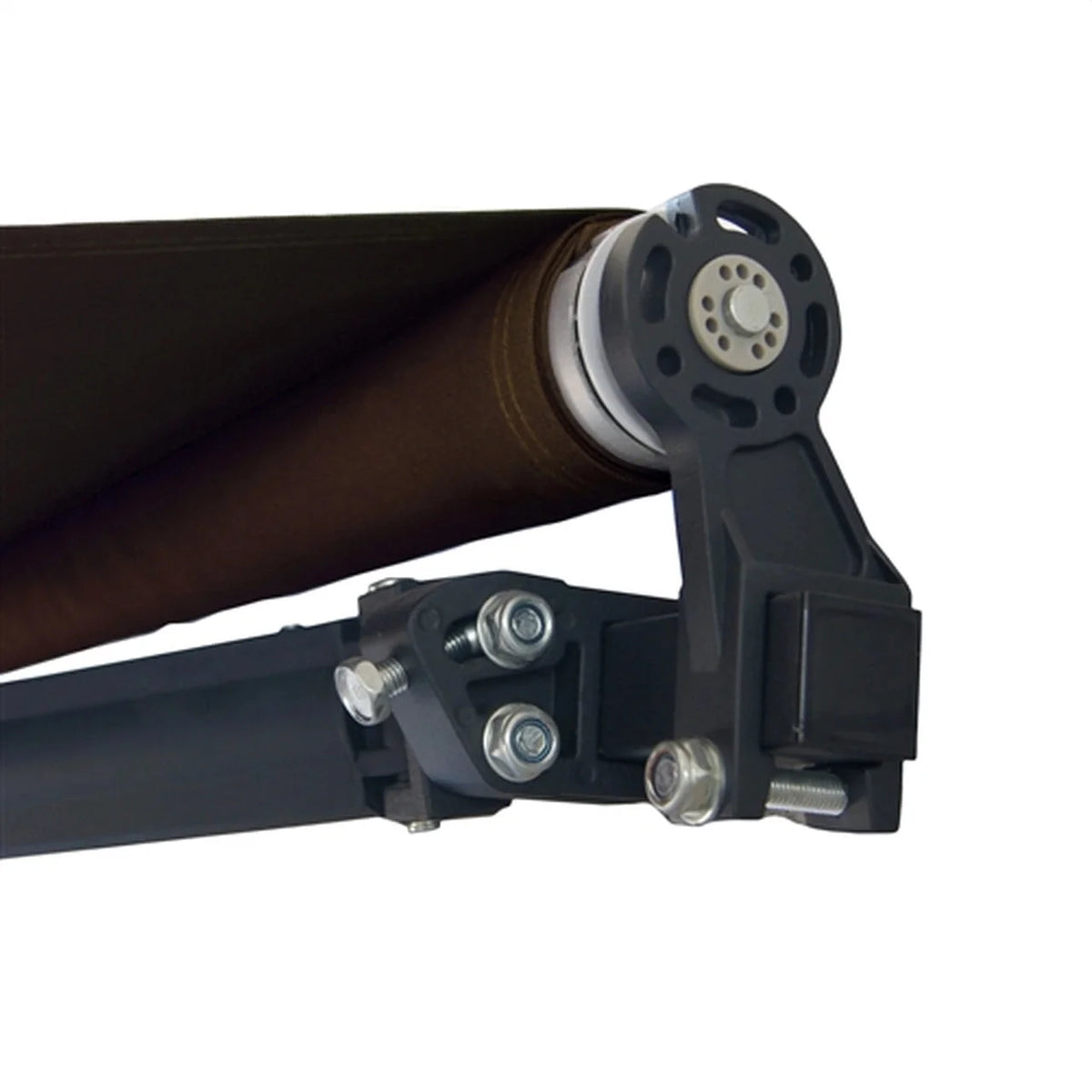 Aleko Motorized Retractable Black Frame Patio Awning 12 x