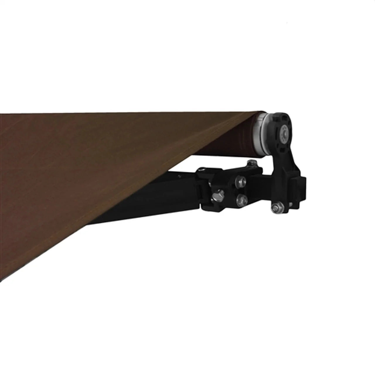 Aleko Motorized Retractable Black Frame Patio Awning 12 x
