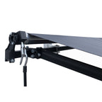 Aleko Motorized Retractable Black Frame Patio Awning 12 x
