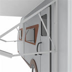 Aleko Motorized Retractable RV Awning - 10 x 8 Feet