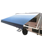 Aleko Motorized Retractable RV Awning - 15 x 8 Feet - Blue