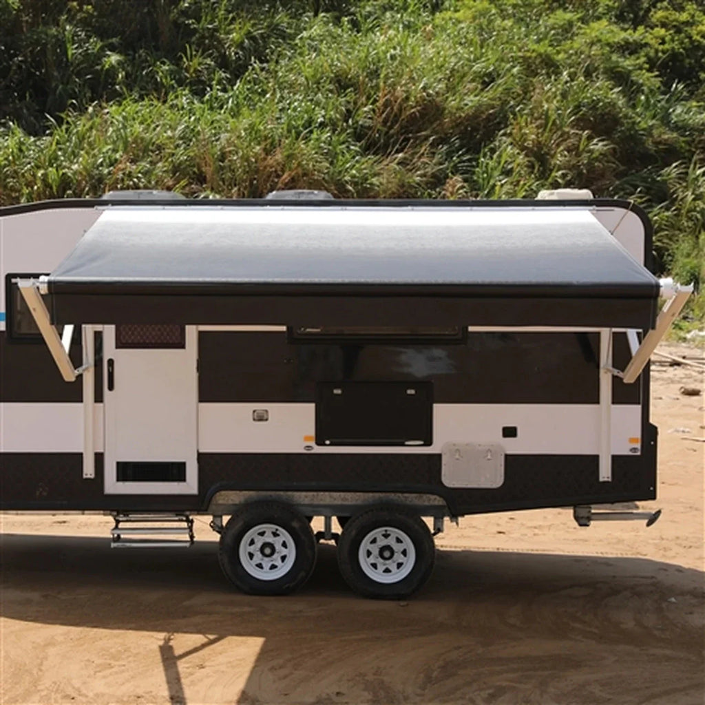 Aleko Motorized Retractable RV Awning - 8 x 8 Feet