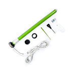 Aleko Motorized Retractable White Frame Patio Awning - 13 x