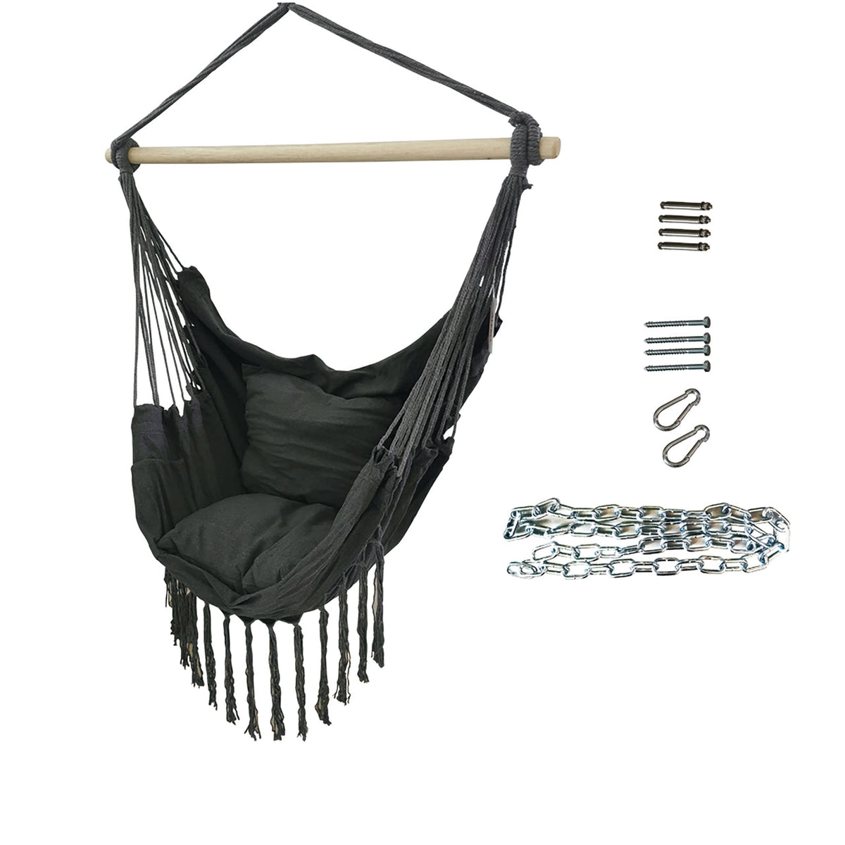 Aleko Outdoor furniture Hanging Rope Swing Hammock Chair
