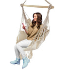 Aleko Outdoor furniture Hanging Rope Swing Hammock Chair