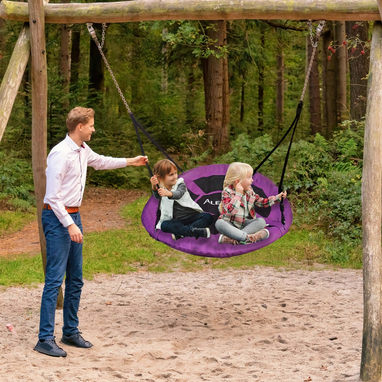 Aleko Outdoor furniture Outdoor Saucer Platform Swing