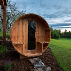 Aleko Outdoor or Indoor Western Red Cedar Wet Dry Barrel