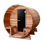 Aleko Outdoor or Indoor Western Red Cedar Wet Dry Barrel