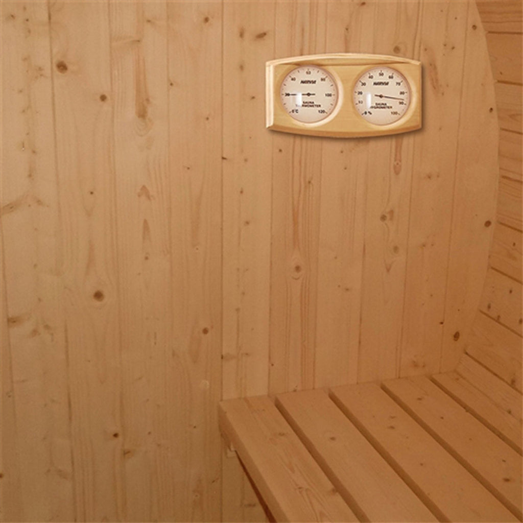 Aleko Outdoor or Indoor White Finland Pine Wet Dry Barrel