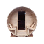 Aleko Outdoor or Indoor White Finland Pine Wet Dry Barrel