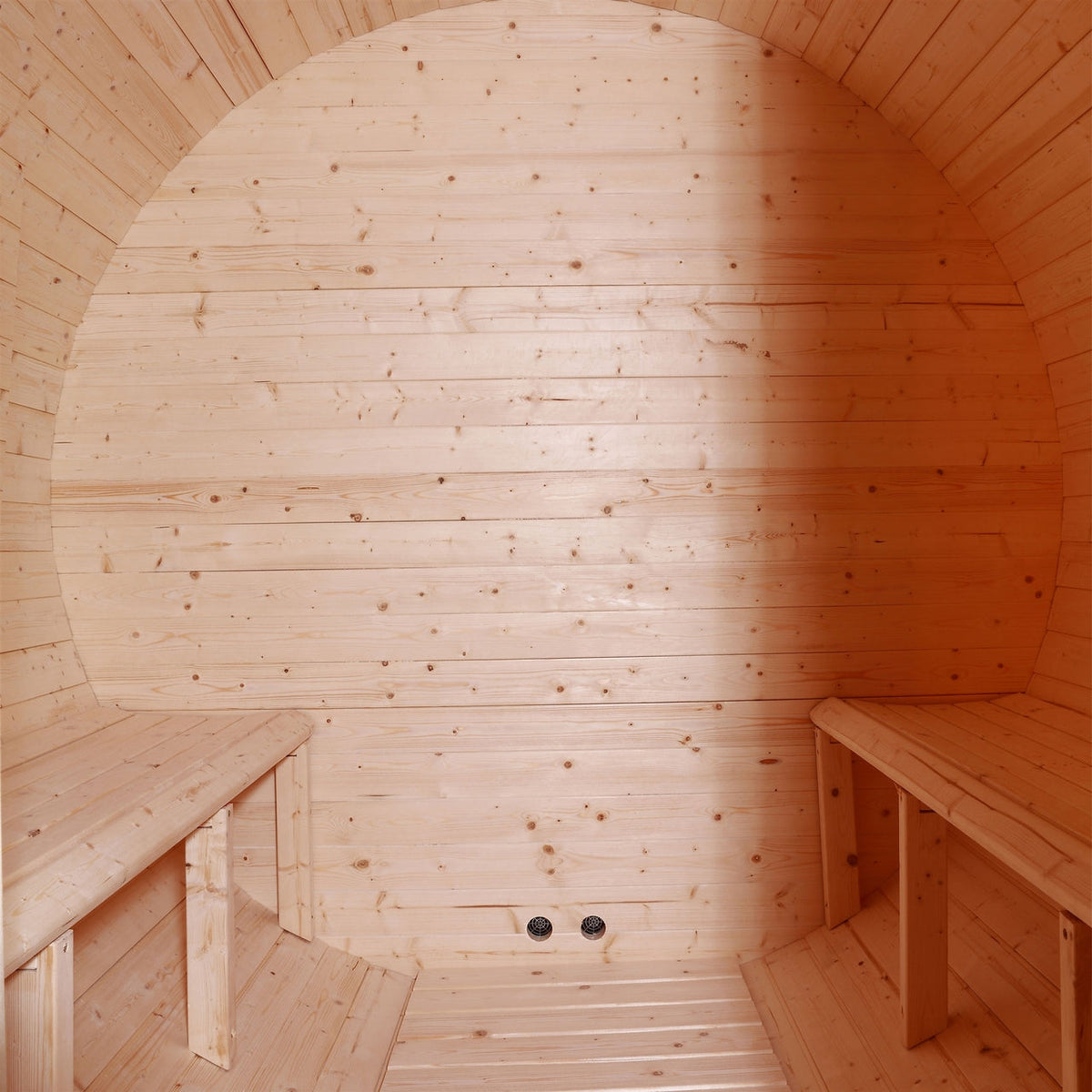 Aleko Outdoor or Indoor White Finland Pine Wet Dry Barrel