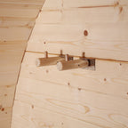 Aleko Outdoor or Indoor White Finland Pine Wet Dry Barrel