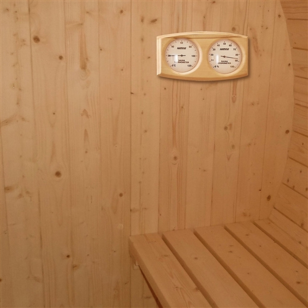 Aleko Outdoor or Indoor White Finland Pine Wet Dry Barrel