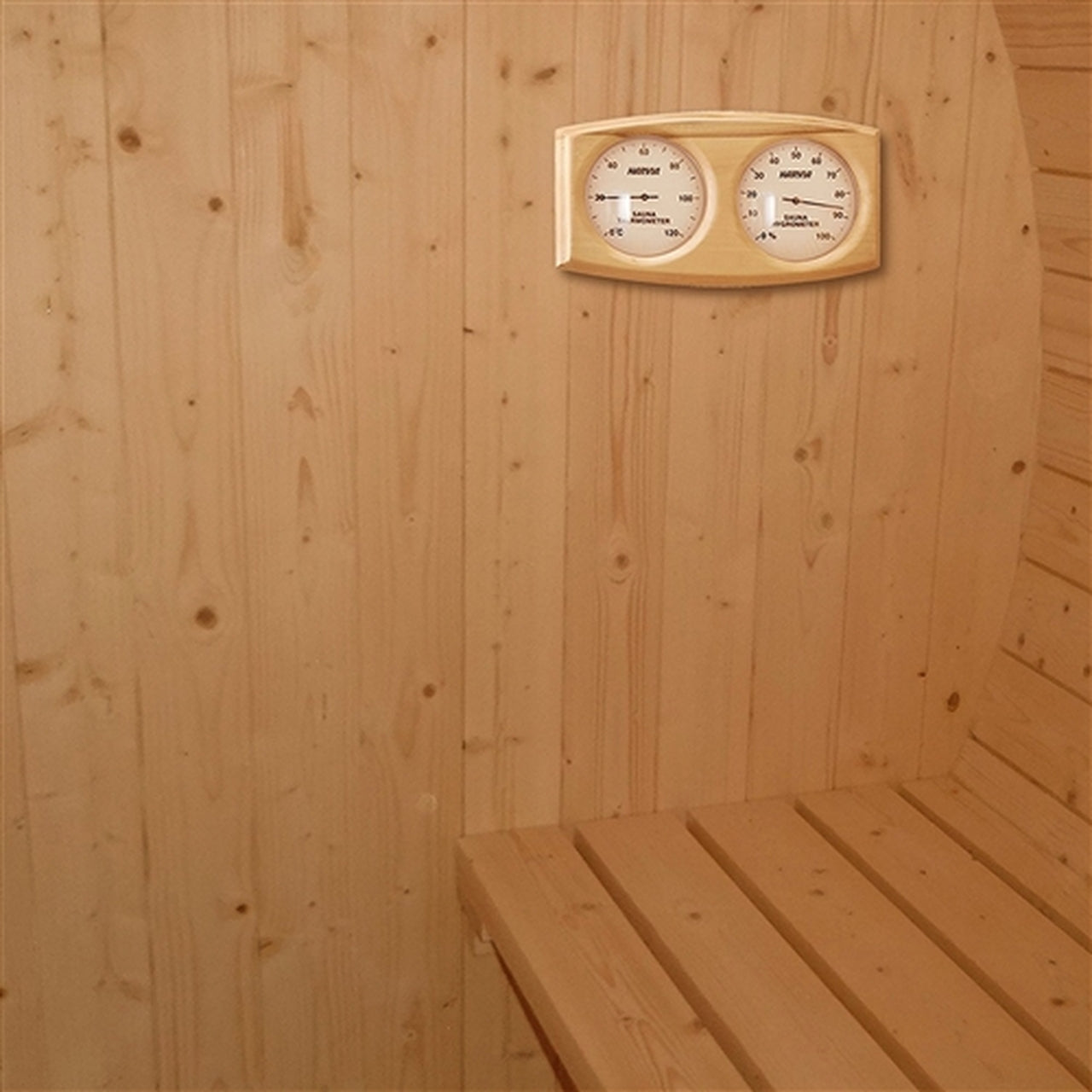Aleko Outdoor or Indoor White Finland Pine Wet Dry Barrel