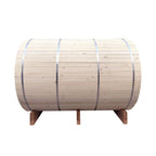 Aleko Outdoor or Indoor White Finland Pine Wet Dry Barrel