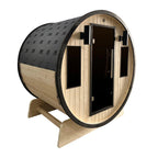 Aleko Outdoor White Finland Pine Traditional Barrel Sauna