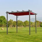 Aleko Pergolas Aluminum Outdoor Canopy Grape Trellis