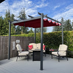 Aleko Pergolas Aluminum Outdoor Canopy Grape Trellis