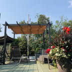 Aleko Pergolas Aluminum Outdoor Canopy Grape Trellis